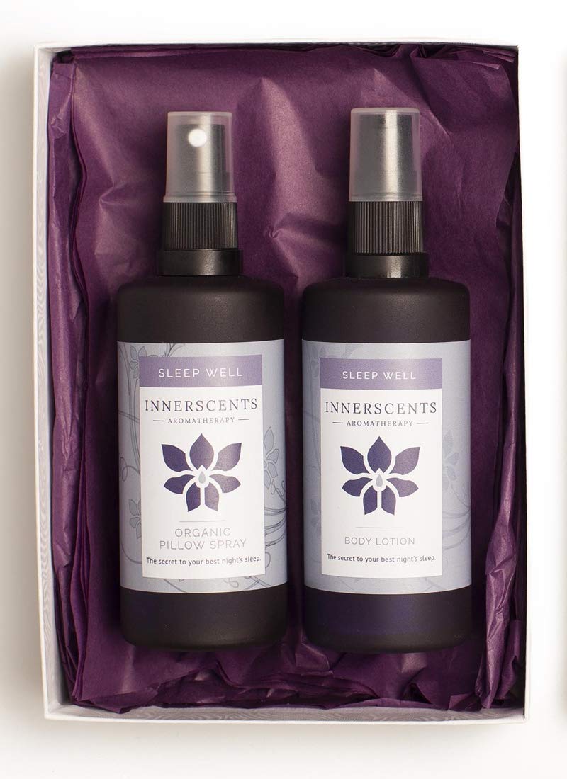 Sleepwell Organic Pillow Spray & Body Lotion Gift Set - Innerscents Aromatherapy