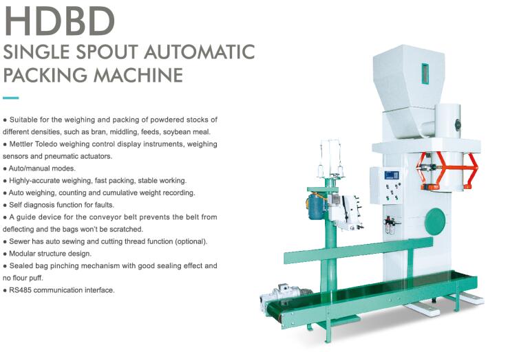 HDBD SINGLE SPOUT AUTOMATIC PACKING MACHINE