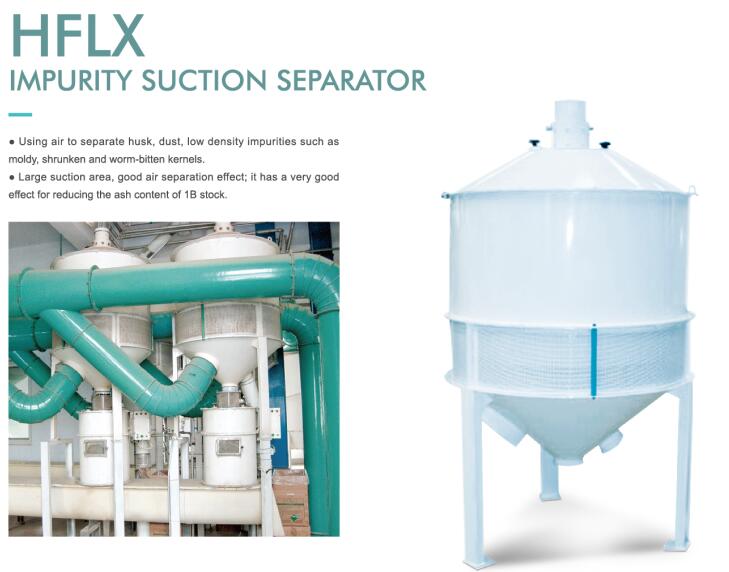 HFLX impurity suction separator