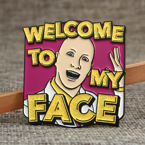 Face Shinning Lapel Pins