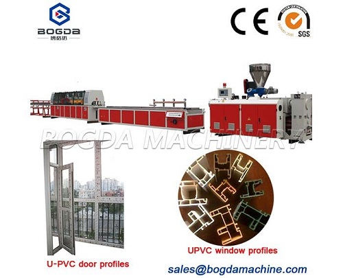  Plastic UPVC Window and Door profile extrusion machine