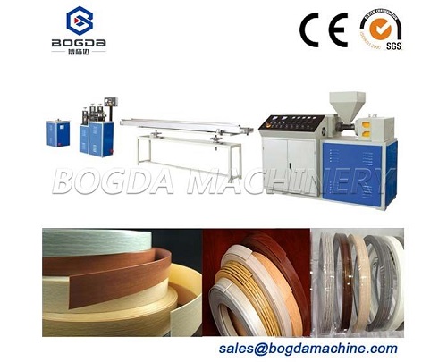 Plastic Wood Edge Band Machine, PVC Edge Banding Extrusion Machine