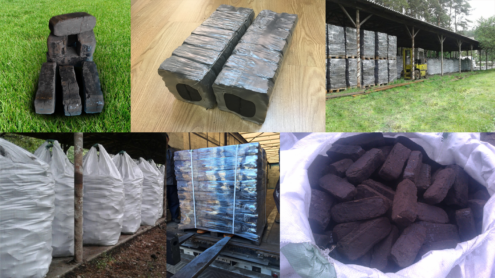 Peat briquettes