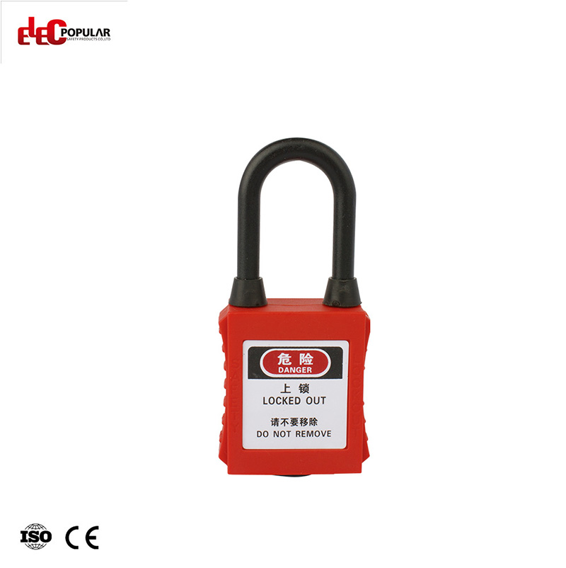 38mm Dustproof Insulation Shackle Safety Padlock EP-8531D~EP-8534D