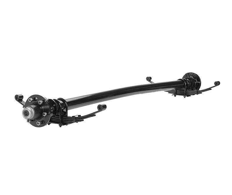 Trailer Leaf Spring Axle with Idler Hubs