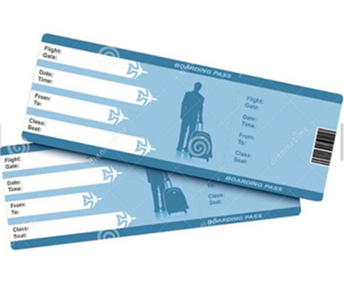 travel airline waybill ticket printing