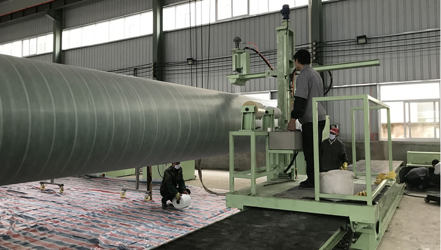 Sand-Filling Pipe Winding Machine