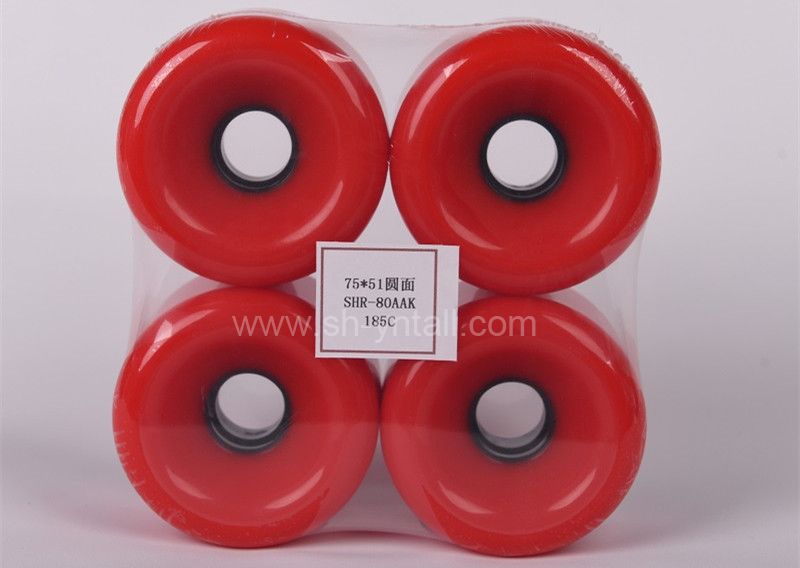 pu wheels for skate board 75*51 round  PU Wheels 