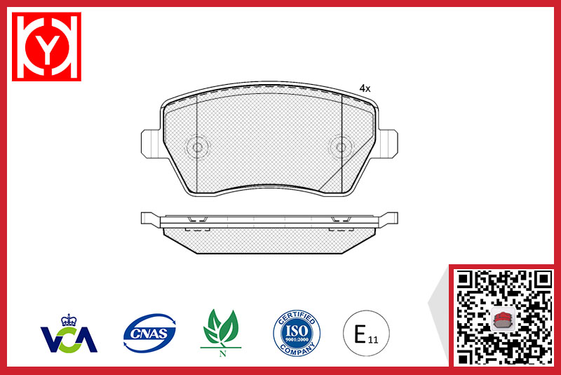 DACIA brake pad