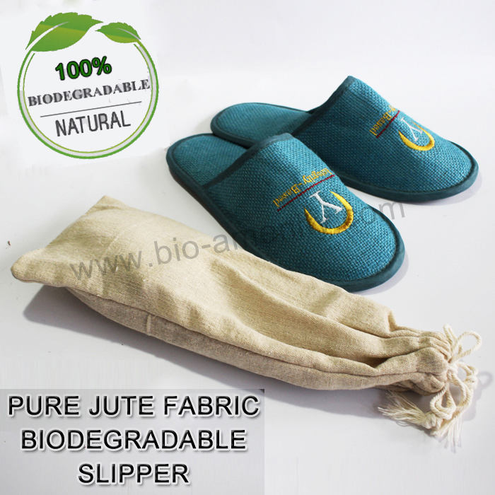 Real biodegradable hotel slipper--Eco friendly hotel slipper