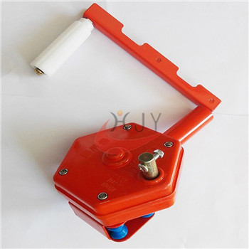 Greenhouse top ventilation manual film roller winch roller ventilation roll up  Manual Film Reeler