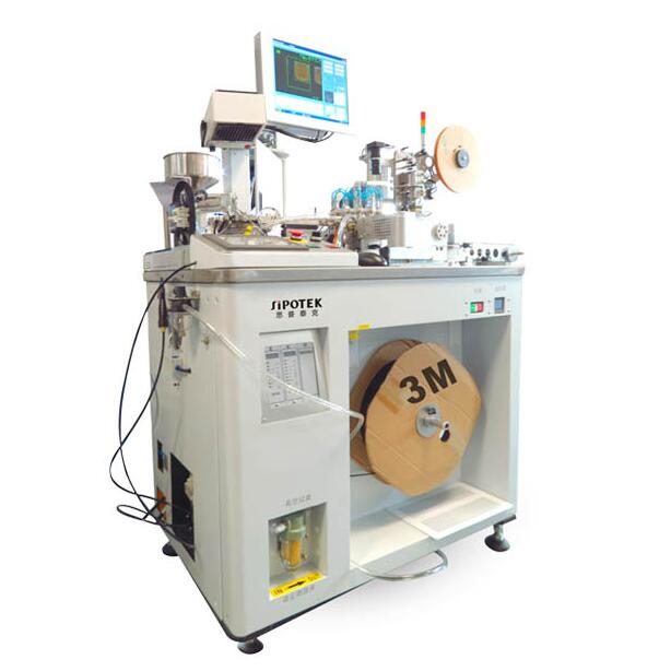 PALLET AND CARRIER BELT MUTUAL TRANSFER AUTOMATIC TAPING VISUAL INSPECTION MACHINE