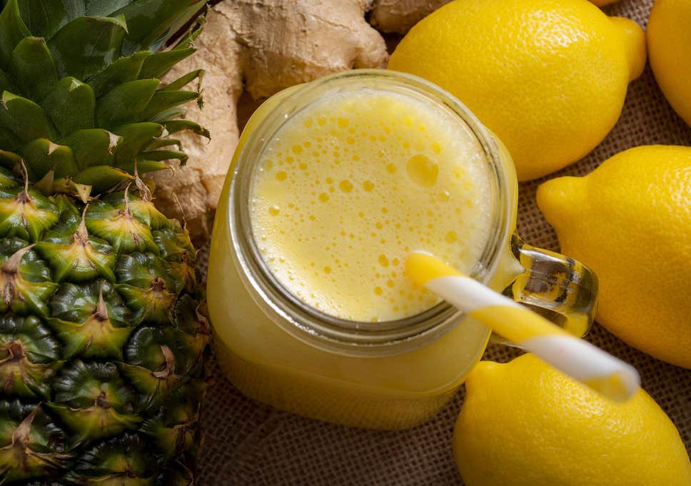 Bares com sumos e batidos