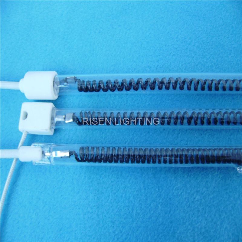 Medium wave quartz glass heater carbon infrared heating tube