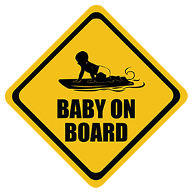 BABY ON BOARD STICKERS