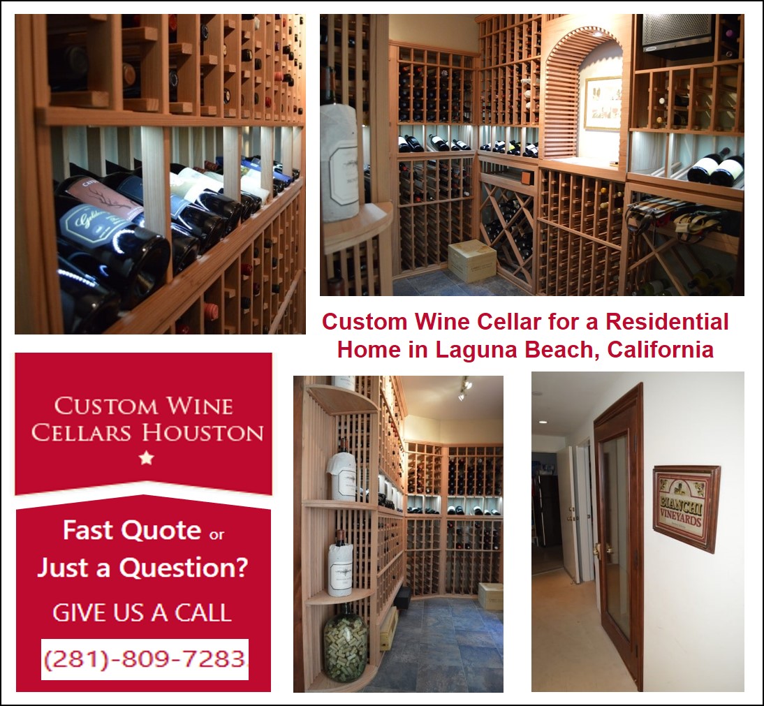 Custom Wine Cellar Laguna Beach, California