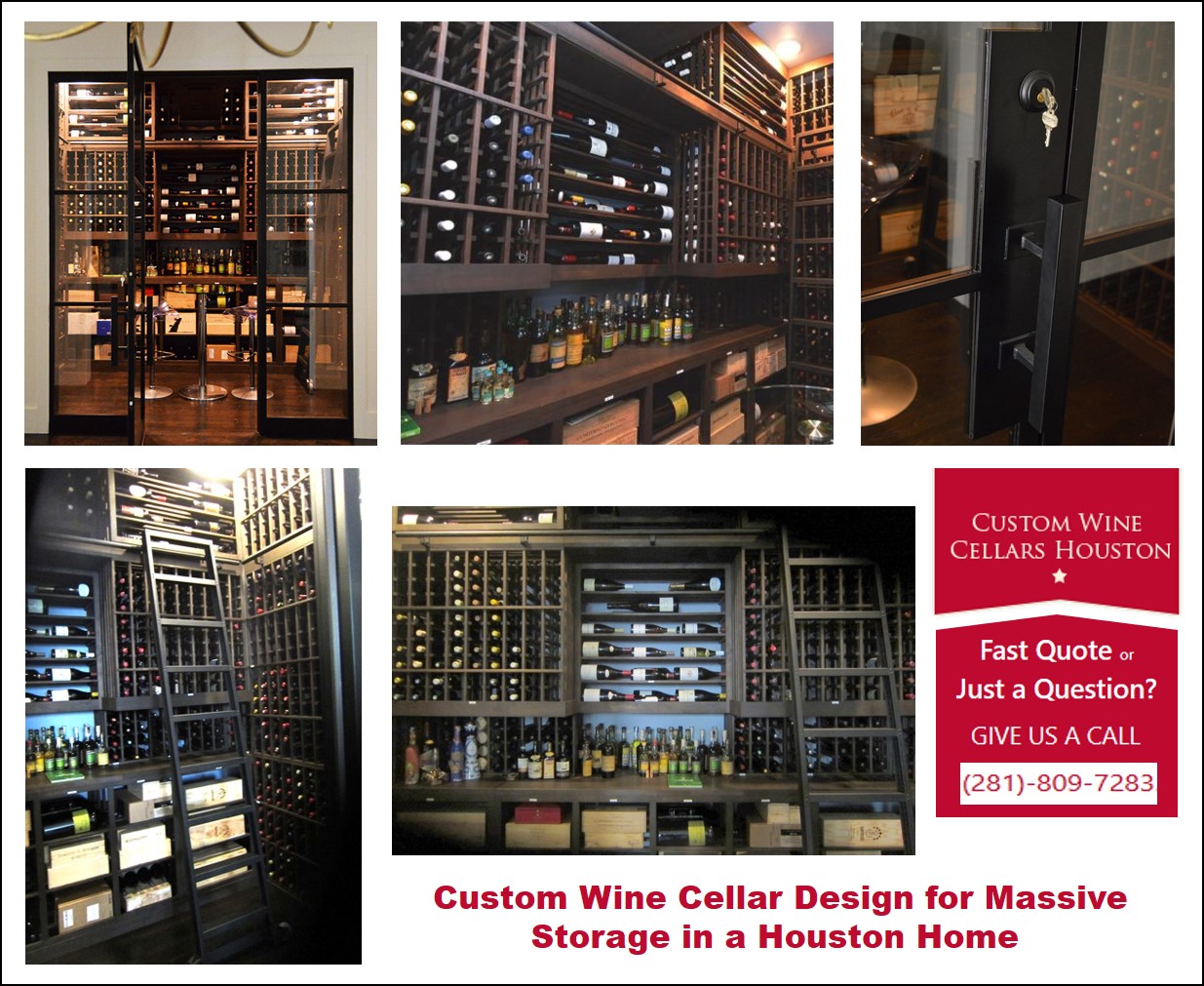 Custom Wine Cellar Design for a Houston Home