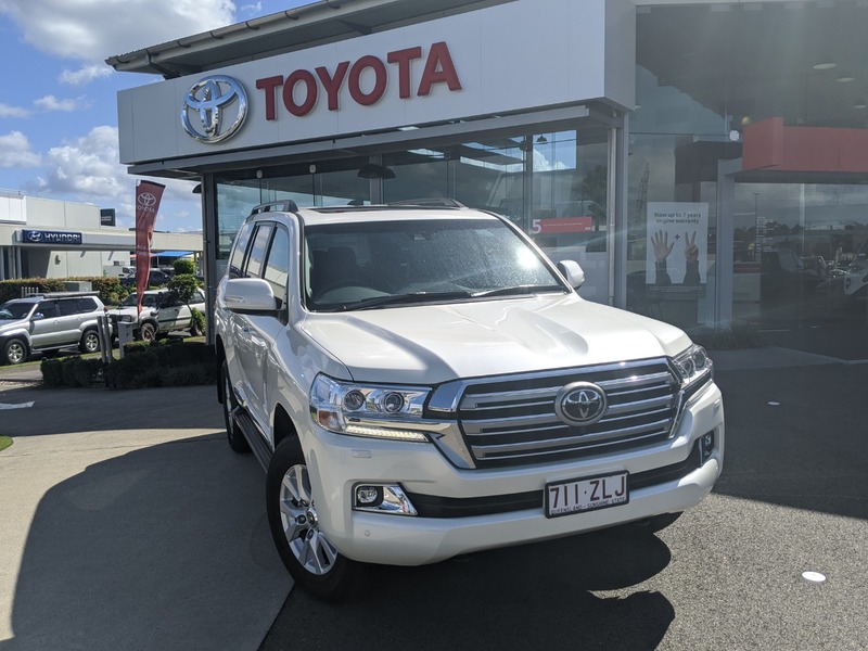 2019 Toyota Landcruiser Landcruiser Wagon Sahara 4.5l T Diesel Automatic (Crystal Pearl) Demo Car