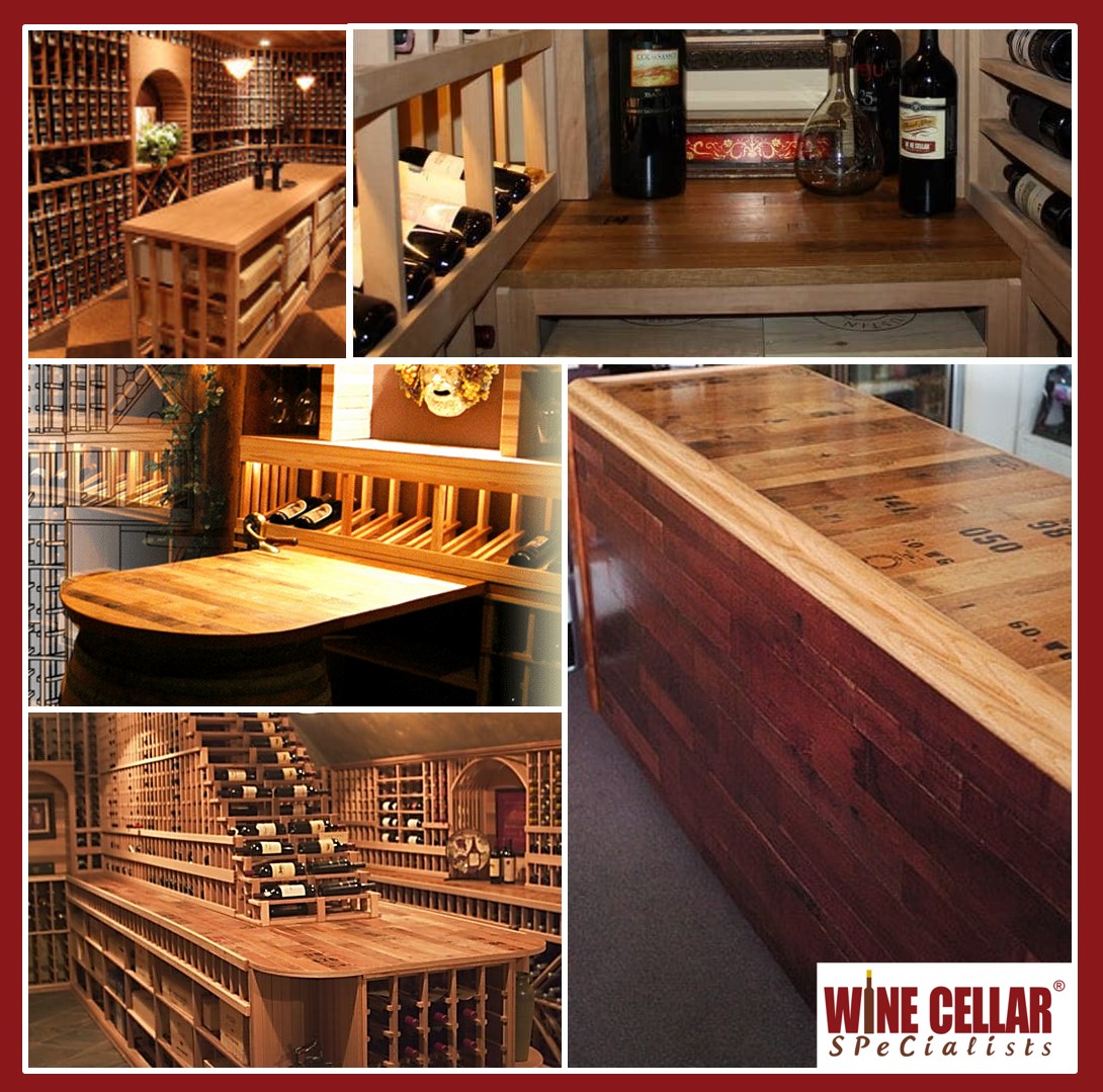 Custom Wine Cellar Tabletops