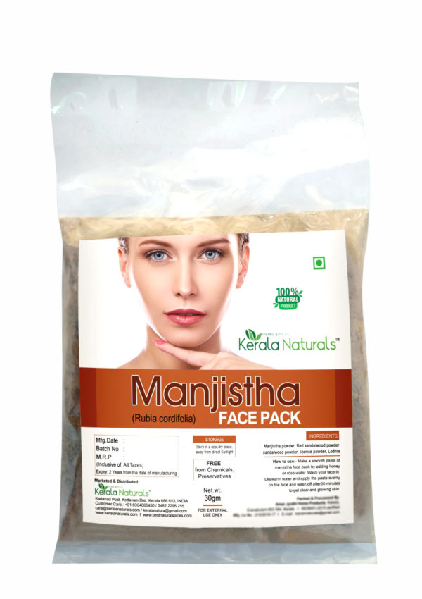 KERALA NATURALS MANJISTHA FACE PACK 30 GM