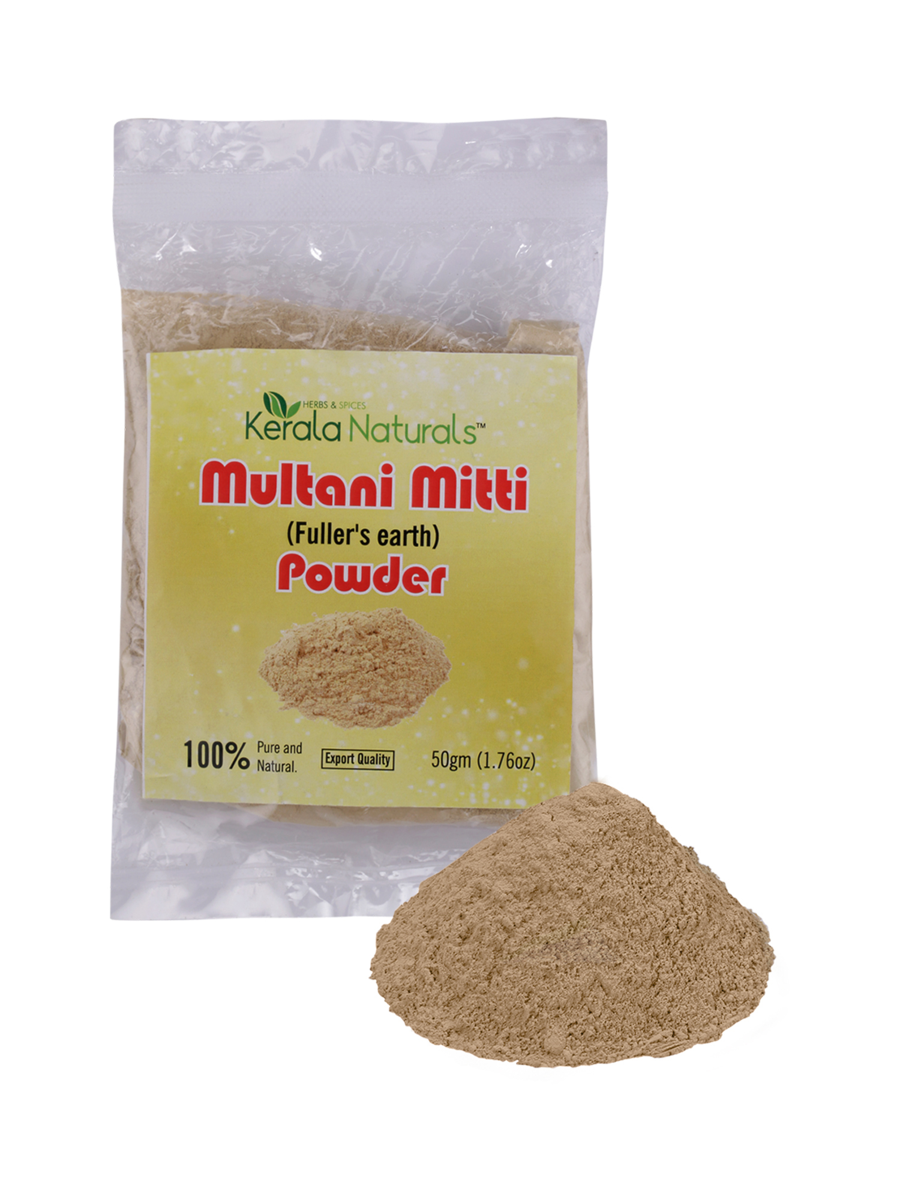 KERALA NATURALS MULTANI MITTI POWDER 50 GM