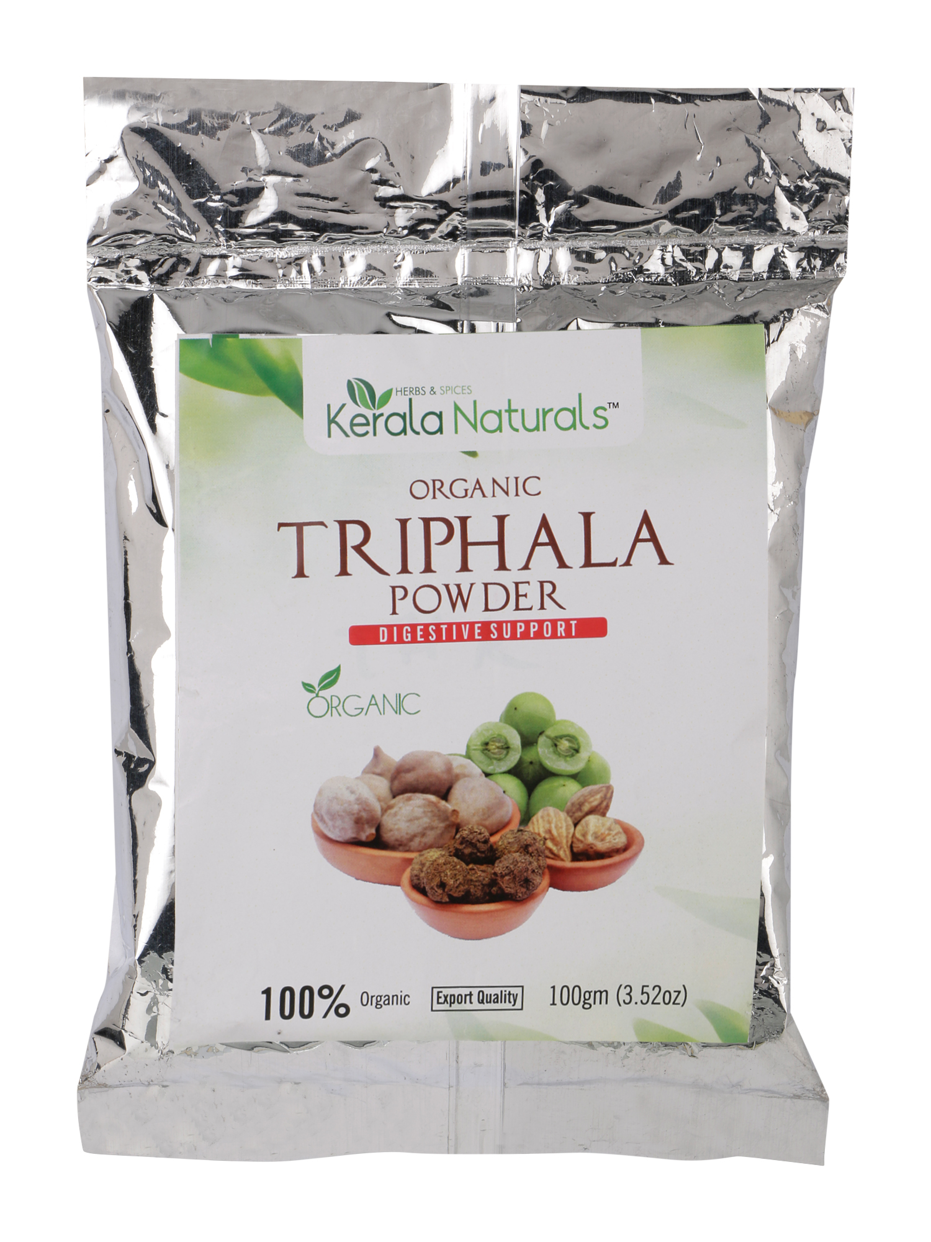 KERALA NATURALS ORGANIC TRIPHALA POWDER 100 GM