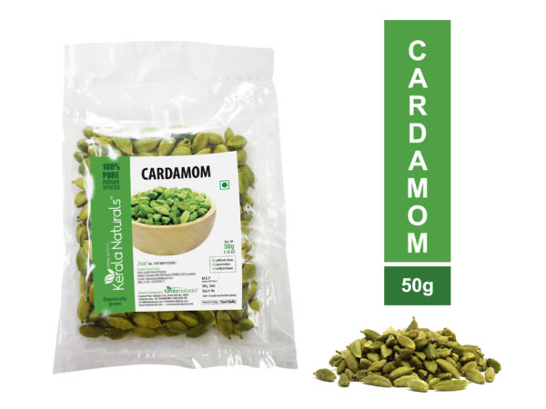 KERALA NATURALS GREEN CARDAMOM 50 GM