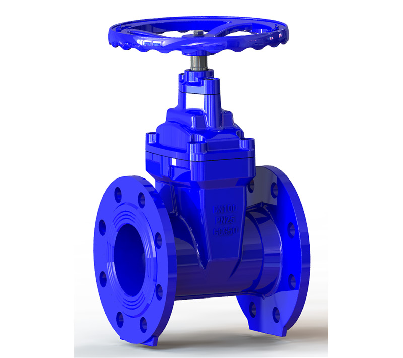 Non-Rising Stem Resilient Seated Gate Valve PN25