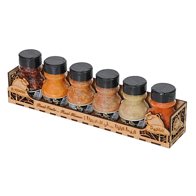 wooden box of 6 blends