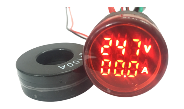 Voltage+Amp Combo Indicator works on 230VAC with 100Amp CT- IND_07