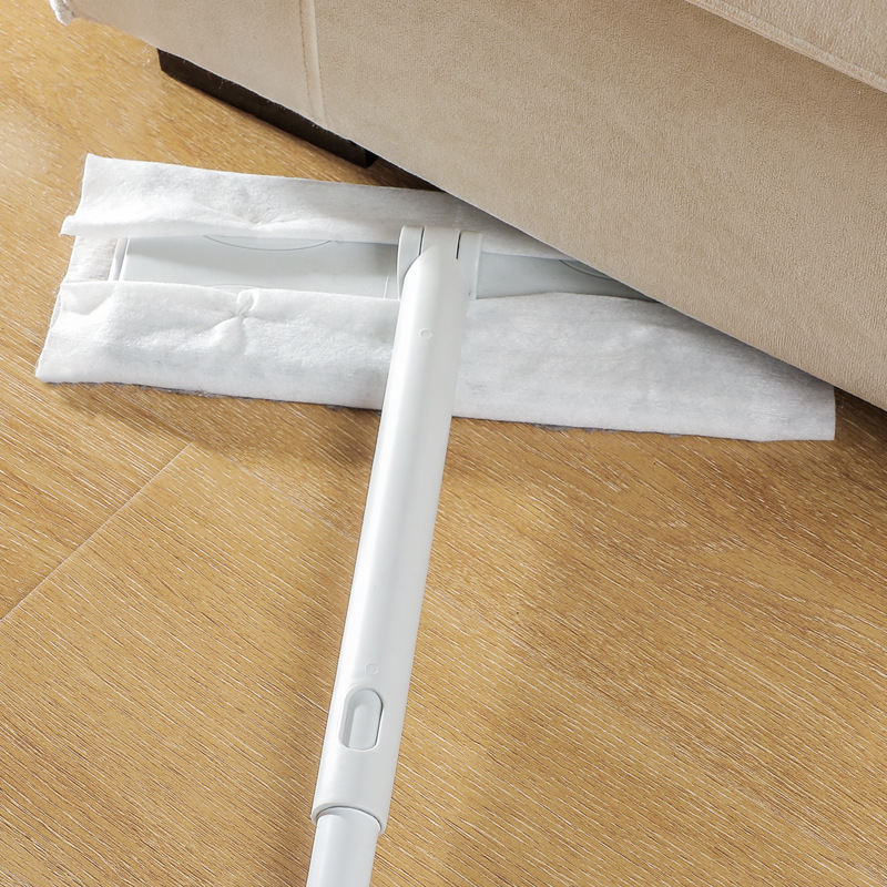 Disposable vacuum paper flat mop