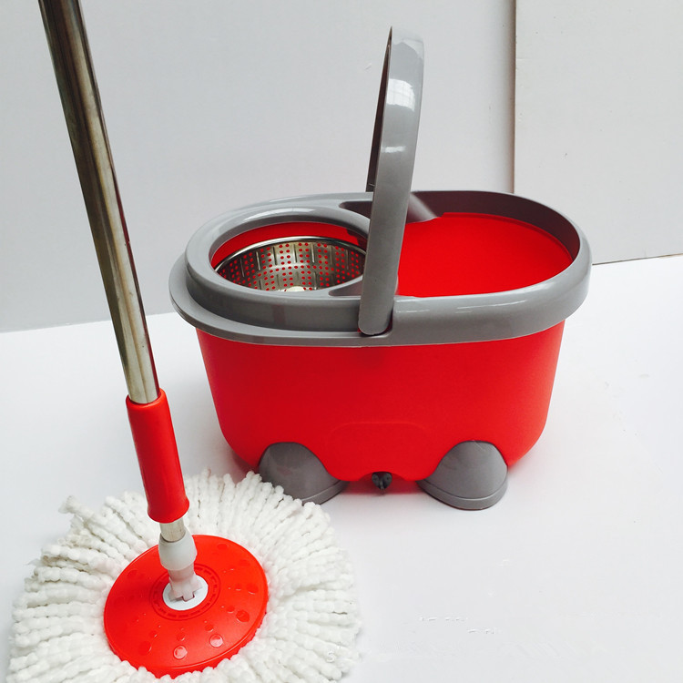 Orange foldable spin mop wholesale