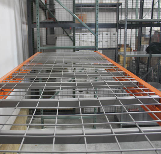 Warehouse Racking Systems Storage Metal Grid Wire Mesh Deck  