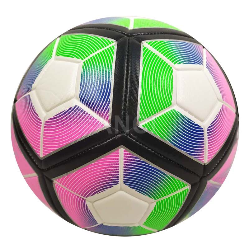 Colored 3.5mm PU Soccer ball Football Offical Size 5