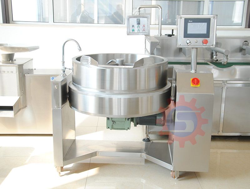 Khoya jacketed kettle with mixer      Steam jacketed kettle with mixer    