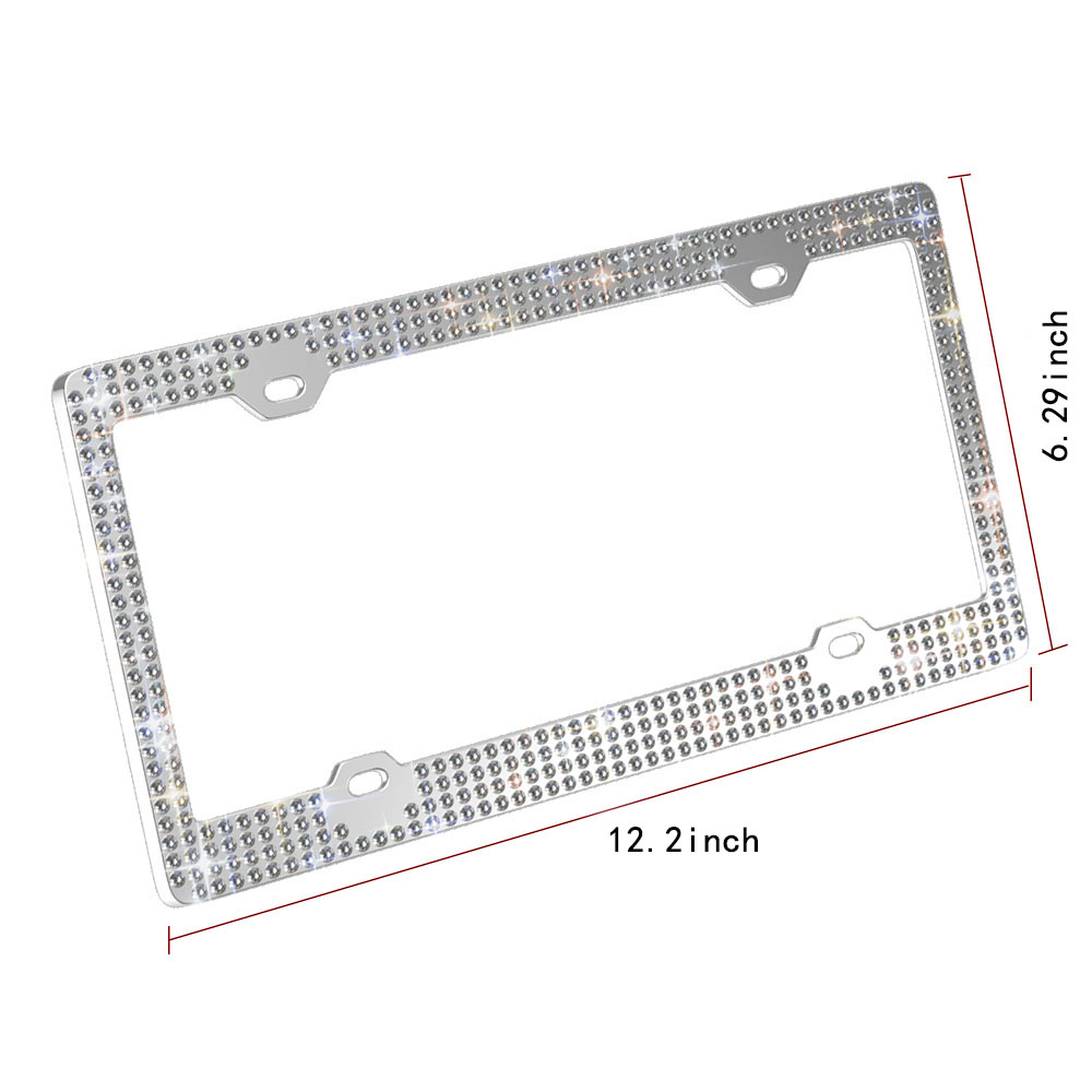 American license plate frame with drill   custom LOGO license plate frame