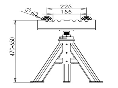 TG-600B Supporting Roller  Pipe Turning Rollers Supplier  