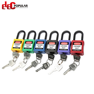 38mm Insulation Shackle Safety Padlocks EP-8531~EP-8534 