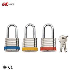 38mm Laminated Steel Shackle Safety Padlocks EP-8562