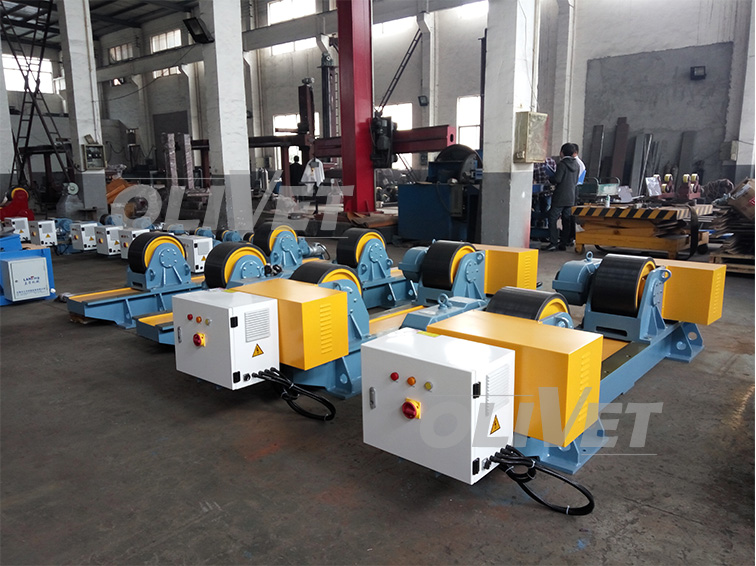 40T Capacity Adjustable Turning Rolls   