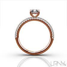 STANTON SOLITAIRE :: EMERALD CUT 18K ROSE GOLD