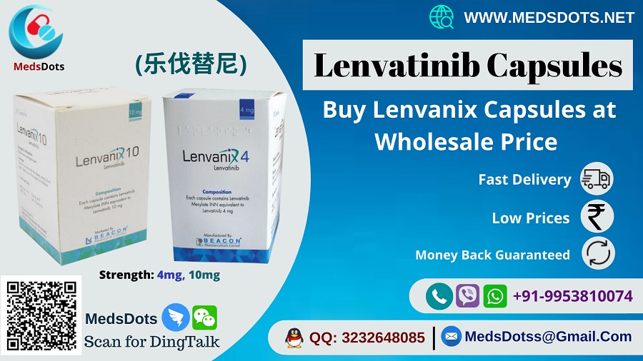 Buy Lenvanix Capsules online | Generic Lenvatinib Capsules Supplier | Thyroid Cancer Medicine Exporter