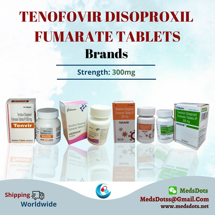 Buy Tenofovir Disoproxil Fumarate Brands Online | Generic Viread Tablets Wholesale Price | Antiviral Drugs Supplier