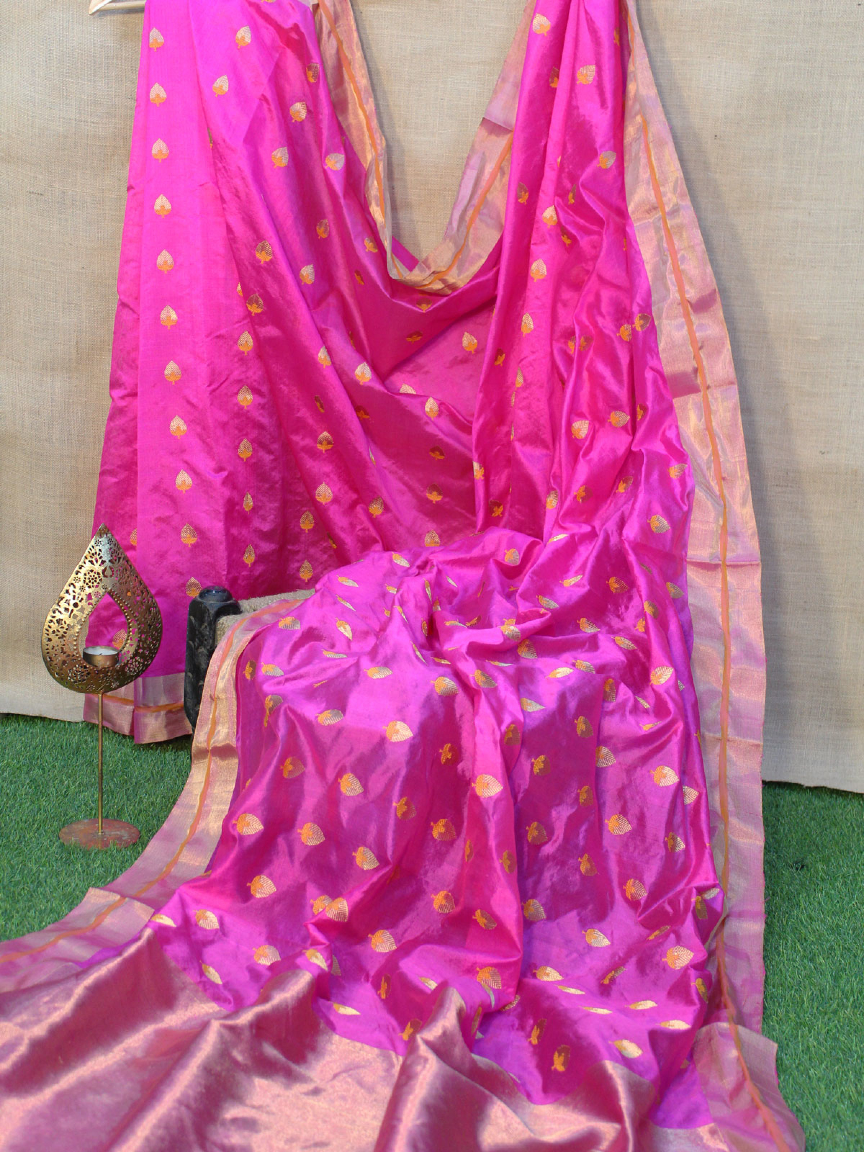 Silk Cotton Chanderi Saree