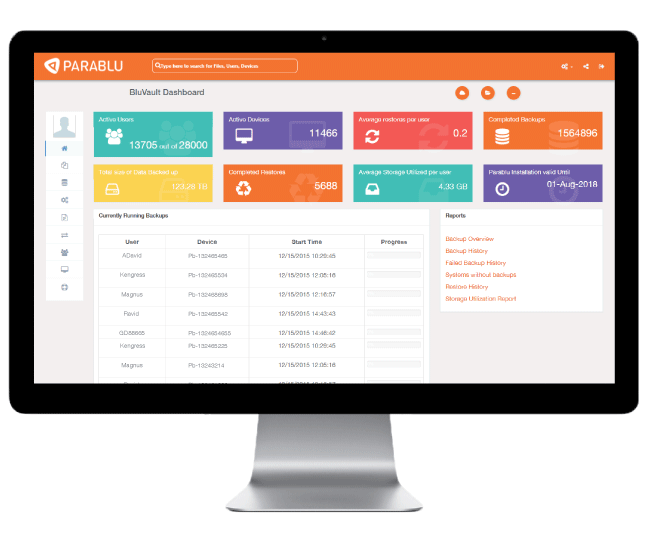 BluVault-Secure Endpoint backup 