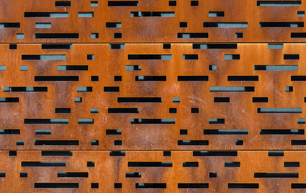 Corten steel cladding in UAE