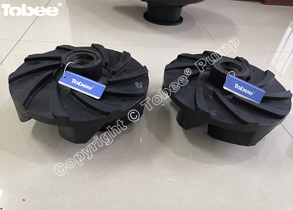 Tobee 6x4D-SC rubber slurry pump impeller