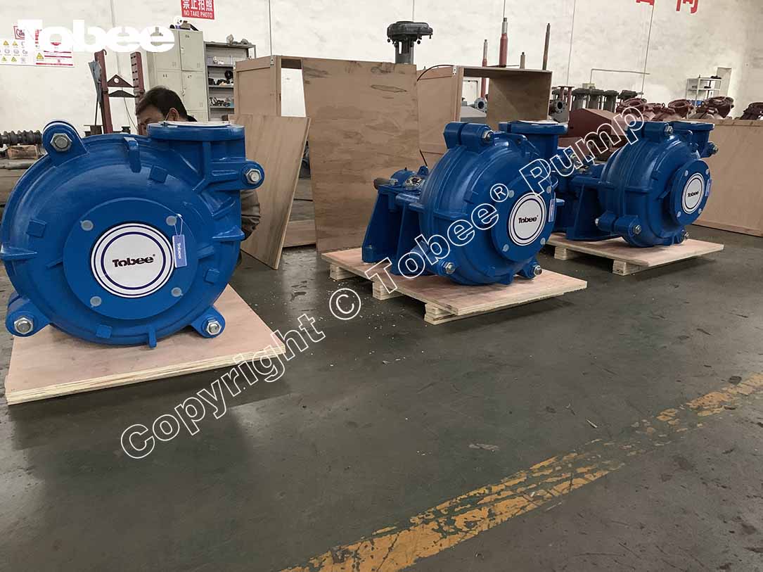 Tobee 6x4 D-AH Rubber Lined Horizontal Slurry Pumps