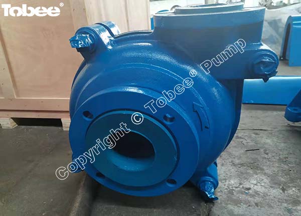 Tobee 4x3C-AHR Slurry Pump with mechanical seal does not require water to cool.