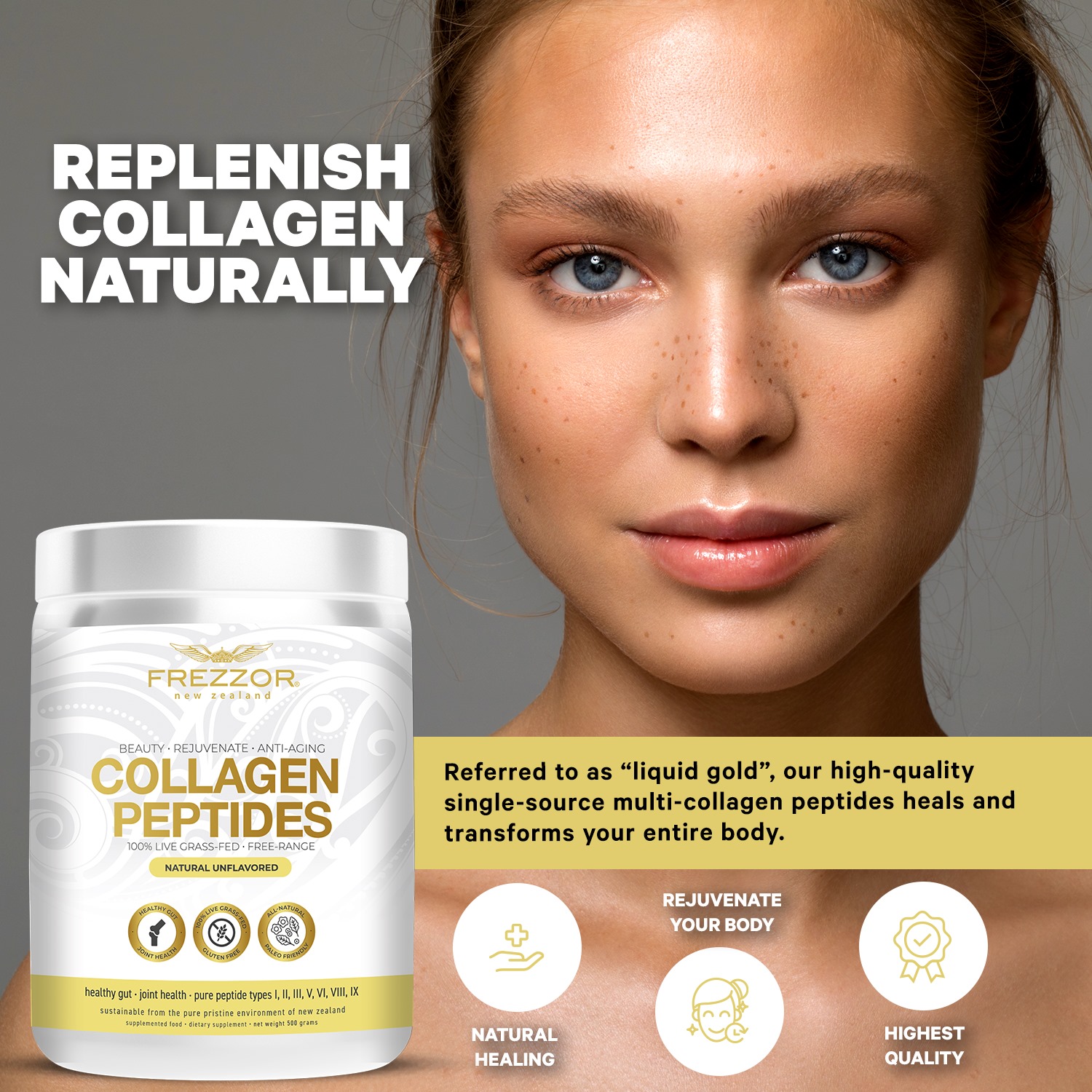 FREZZOR Pure Collagen Peptides